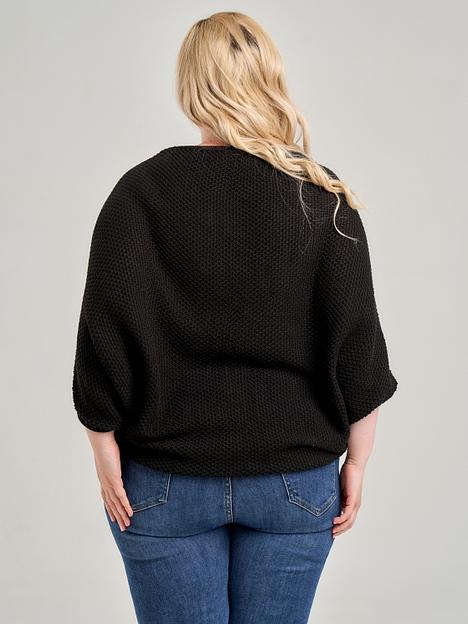 Кардиган Аванта черный 44-52, 54-62 ОПТ фото 2