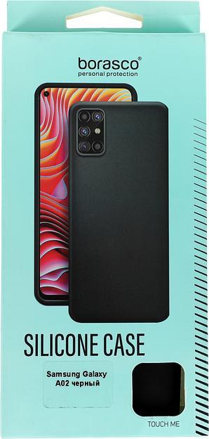 Чехол (клип-кейс) BoraSCO для Samsung Galaxy A02 черный (39906) фото 8