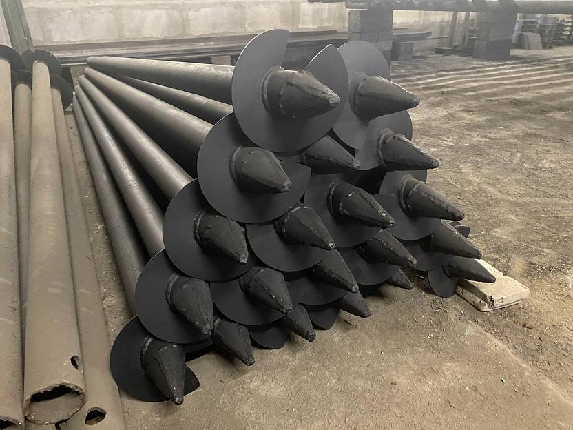 Винтовая свая СВС 57х3,0х1500мм фото 1