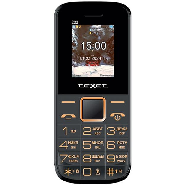 Мобильный телефон teXet TM-202 цвет черный фото 1
