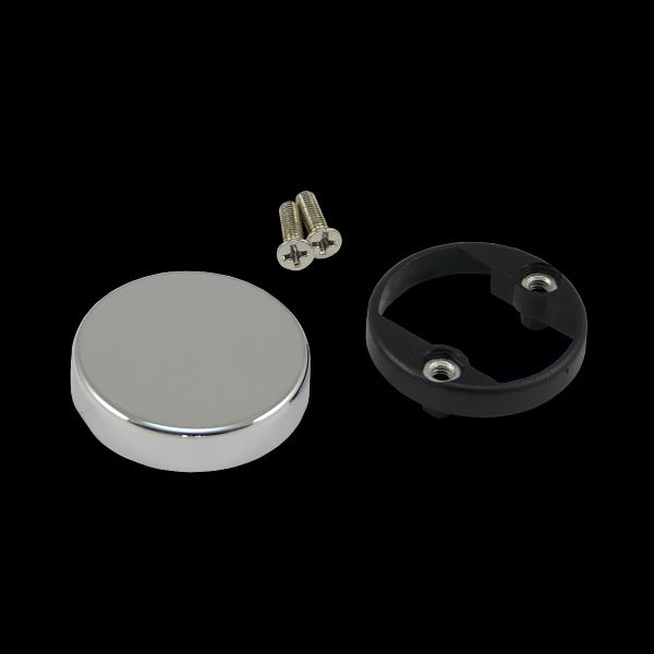 Накладка кругл. хром AGV + вкладыш для стекл. фото 1