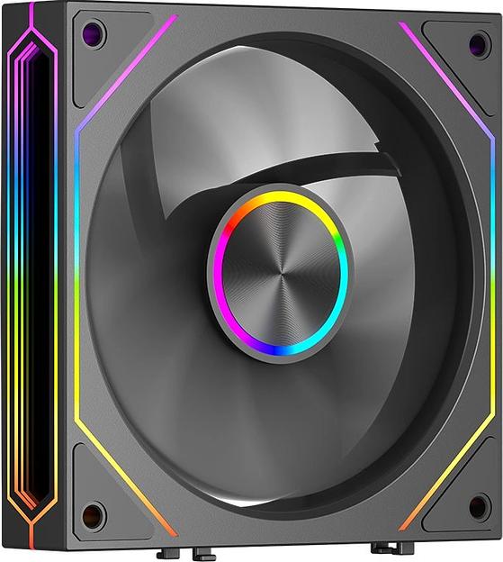 Вентилятор для корпуса PcCooler F3 X120 BK ARGB 120х120x25 черный 4-pin 28.4дБ (F3X120-BKAC012-GL) Ret фото 2