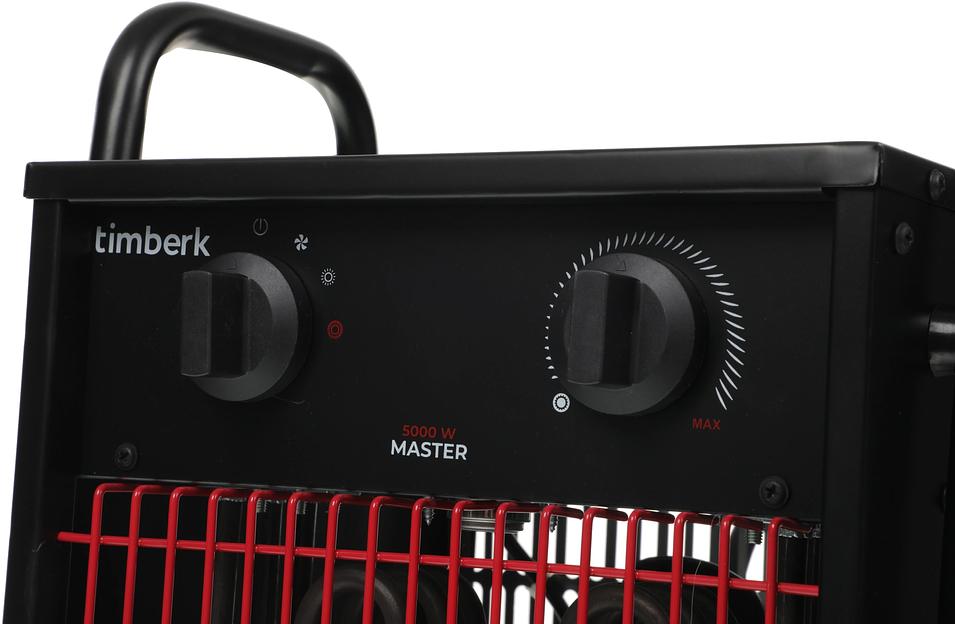 Тепловая пушка электрическая Timberk Master T-HG5-Q12T 500Вт черный/красный фото 5
