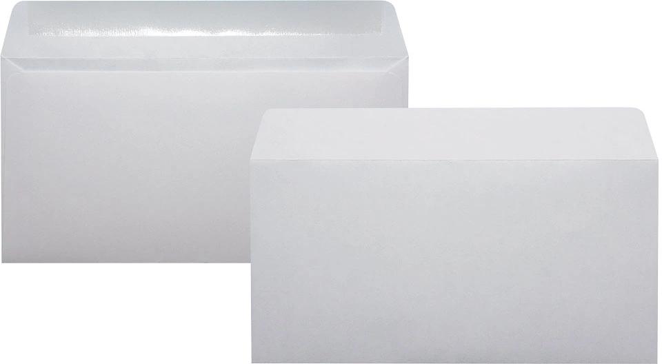 Конверт Silwerhof Eco 206 E65 110x220мм белый клеевой слой 80г/м2 (pack:1000pcs) фото 1