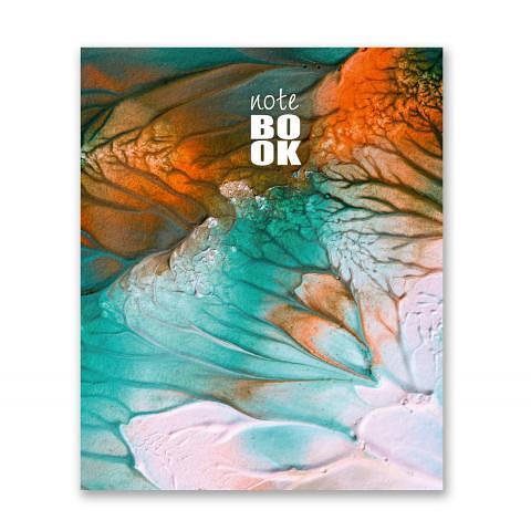 Бизнес-блокнот на скобе A5+, 80 л., клетка, Романтический витраж, 80ББТ5_3_5_1_000414, SVETOCH фото 1