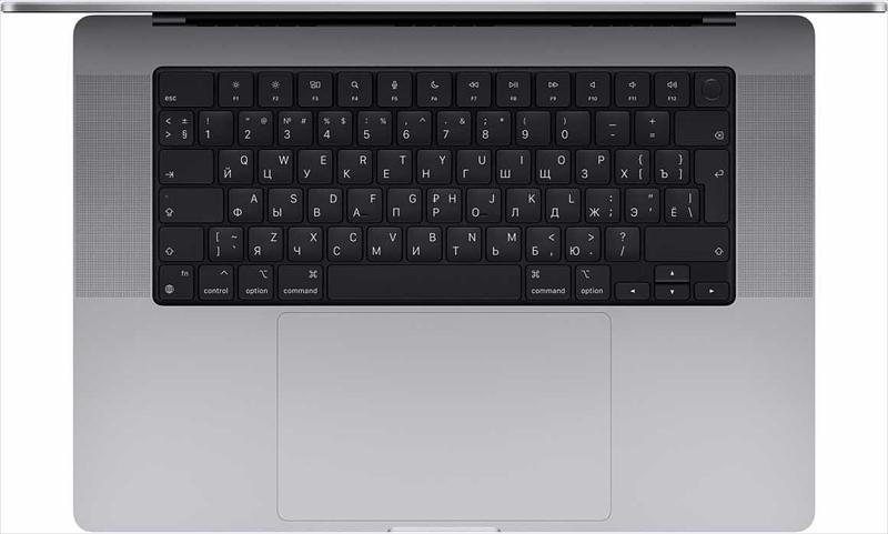 Ноутбук Apple MacBook Pro M1 Pro 10 core 16Gb SSD1Tb/16 core GPU 16.2" Retina XDR (3456x2234) Mac OS grey space WiFi BT Cam фото 2