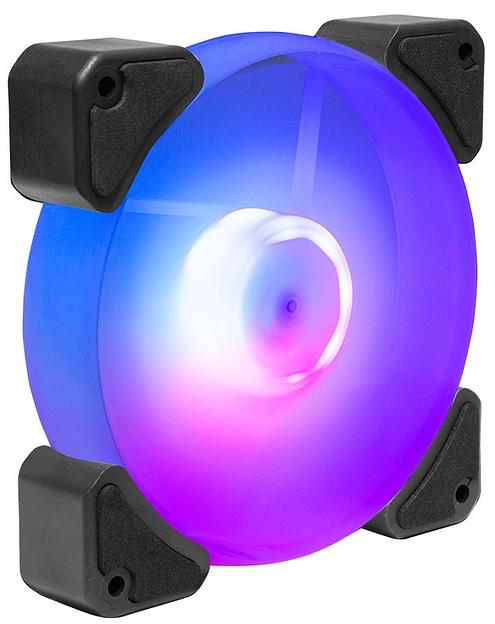 Набор из 6 вентиляторов Alseye N12 PRO, 120мм, 1300rpm, 6-pin, белый/ARGB, 41.5CFM, 24.8дБ, 10-канальный контроллер, пульт ду (N12PRO) фото 2