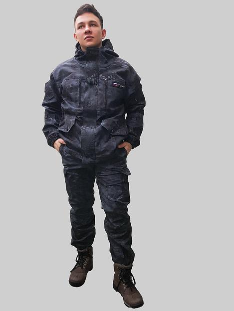 Костюм мужской Горка 5 Рэмбо чёрный Питон, лето, опт фото 1