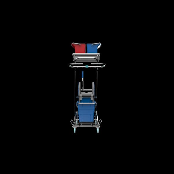 Сервисная одноведерная тележка «Тринити» фото 4