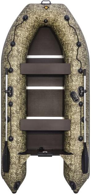 Лодка Ривьера 3400 СК Компакт, 3400*1600*460 мм., цвет: камуфляж камыш фото 3