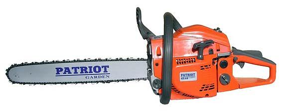 Бензопила Patriot PT 4518 2100Вт 2.9л.с. дл.шин.:18" (45cm) фото 1