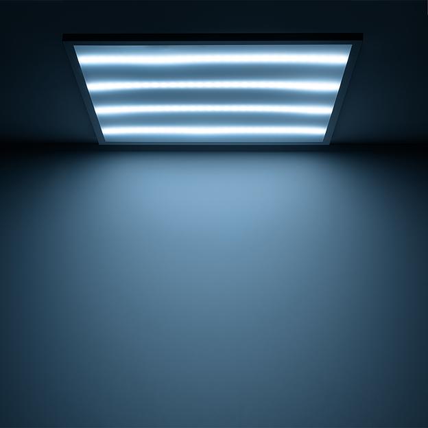 Светильник светодиодный универсальный LED ДВО 36 Вт 3150 Лм 6500К 595х595х19 мм IP20 матовый Офис Gauss Gauss 842123340 фото 3