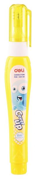 Ручка корректор Deli Cover UP EH10100 шариковый белый 8мл фото 4