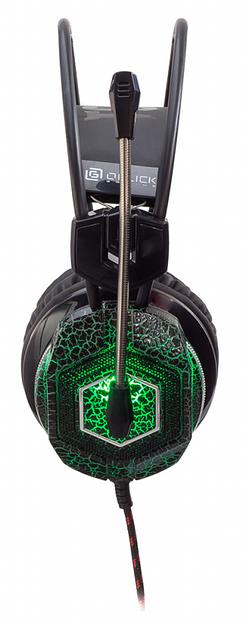Наушники с микрофоном Оклик HS-L500G TOXIC черный 2.2м мониторные оголовье (HS-L500G) фото 5