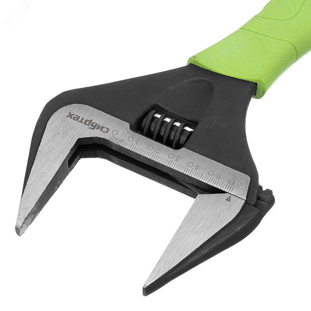 Ключ разводной, тонкие губки, фосфатированый, 300 мм, CrV фото 2