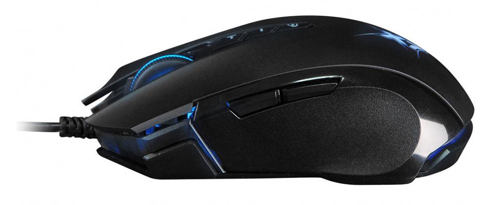 Мышь A4Tech X89 черный оптическая (2400dpi) USB (8but) фото 2