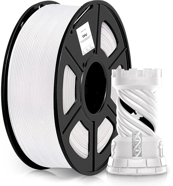 Пластик для принтера 3D Cactus CS-3D-TPU-0.8KG-WHITE TPU d1.75мм 0.8кг 1цв. фото 1