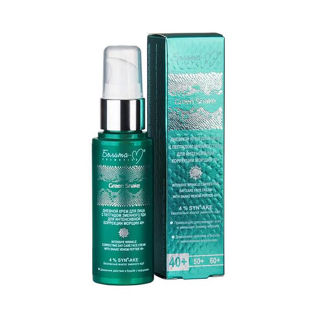 Белита-м 40+ дневной крем для лица с пептидом змеиного яда для интенсивной коррекции морщин 50г фото 1