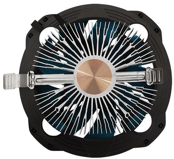Устройство охлаждения(кулер) Aerocool BAS AUG Soc-FM2+/AM2+/AM3+/AM4/1150/1151/1155 4-pin 15-26dB Al+Cu 125W 361gr Ret фото 4