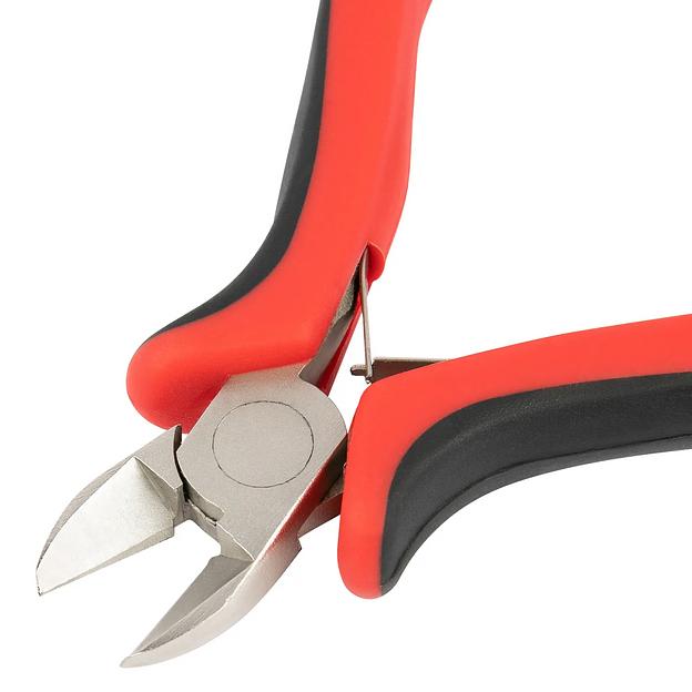 Бокорезы Mini, 130 мм, никелированные, авторазжим, двухкомпонентные рукоятки фото 3