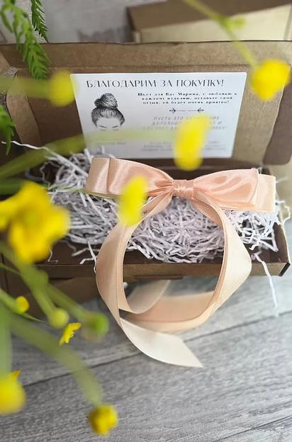 Заколка для волос Casanda Hey персиковый, опт фото 3