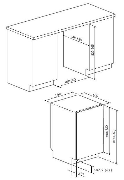 Посудомоечная машина Graude VGE 60.0 2100Вт полноразмерная фото 2