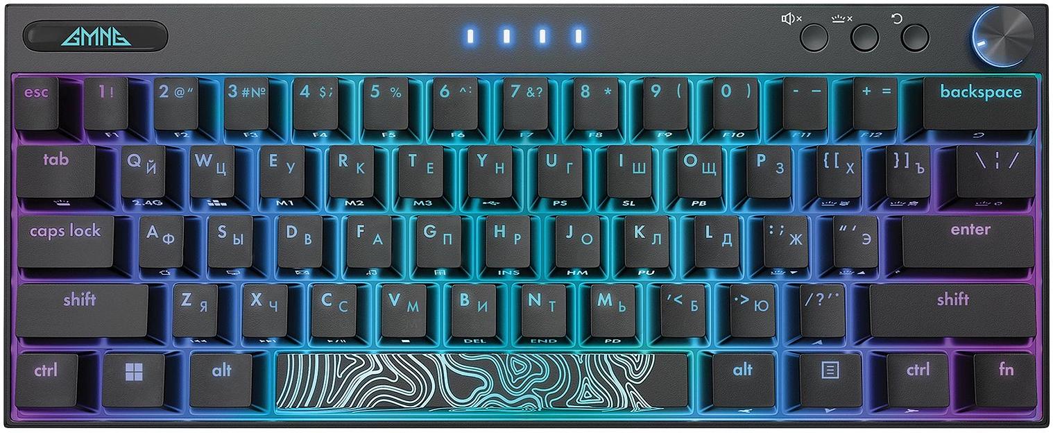 Клавиатура GMNG GG-KB500XW механическая черный USB беспроводная BT/Radio Multimedia for gamer LED (1910516) фото 1