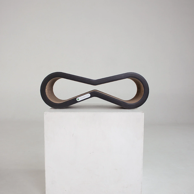 Когтеточка из картона Малибу, черный, опт фото 2