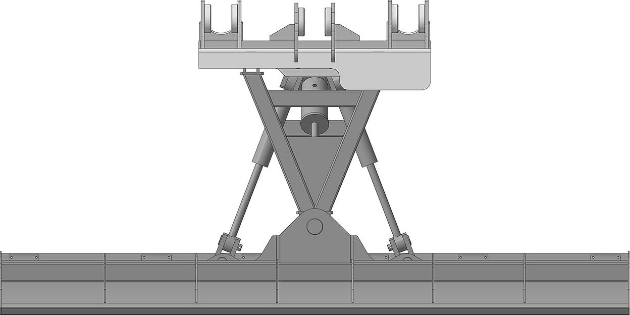 Скоростной гидроповоротный снеговой отвал для фронтальных погрузчиков фото 4