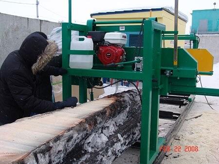 Ленточная пилорама «Тайга Т-2Б (двигатели Honda, Lifan)» фото 3