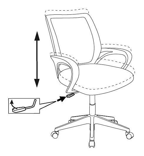 Кресло детское Бюрократ BUROKIDS 1 W белый монстры крестовина пластик пластик белый фото 6