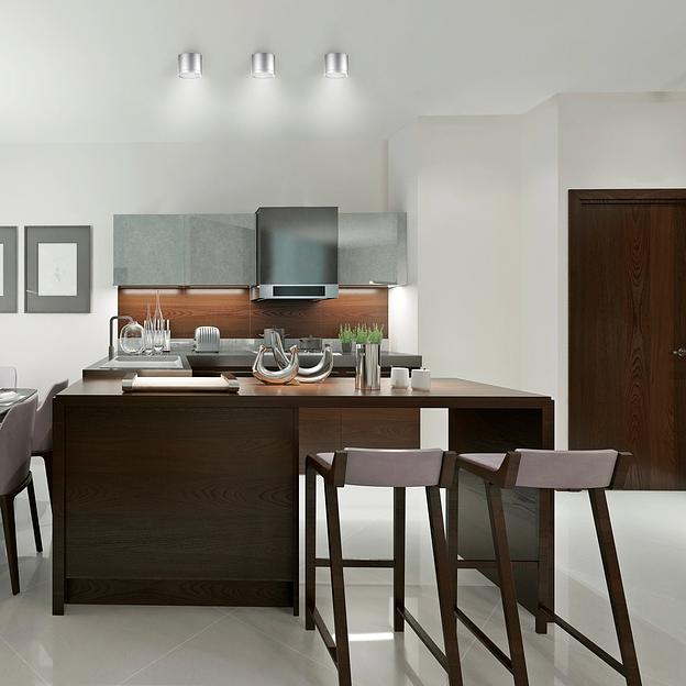 Светильник светодиодный накладной LED ДПО 10 Вт 720 Лм 4100К IP20 d88х75 мм монт d88 мм Overhead Gauss Gauss HD020 фото 5