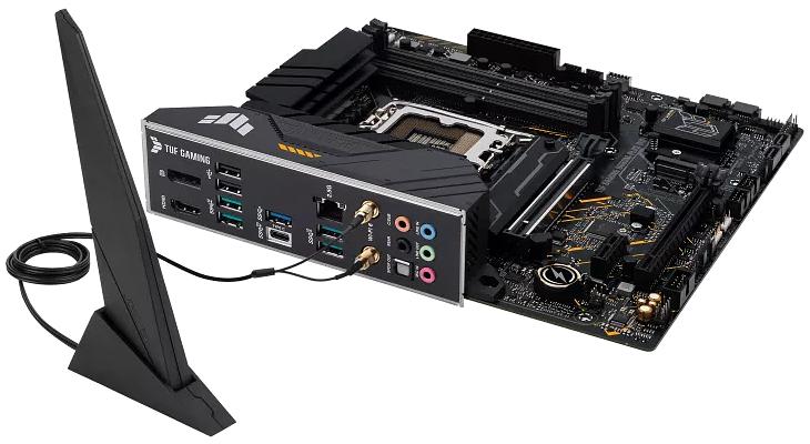 Материнская плата ASUS TUF GAMING B660M-PLUS WIFI D4, LGA1700, B660, 4*DDR4, DP+HDMI, CrossFireX, SATA3 + RAID, Audio, Gb LAN, USB 3.2*6, USB 2.0*6, COM*1 header (w/o cable), mATX; 90MB1930-M0EAY0 (TUF GAMING B660M-PLUS WIFI D4) фото 5
