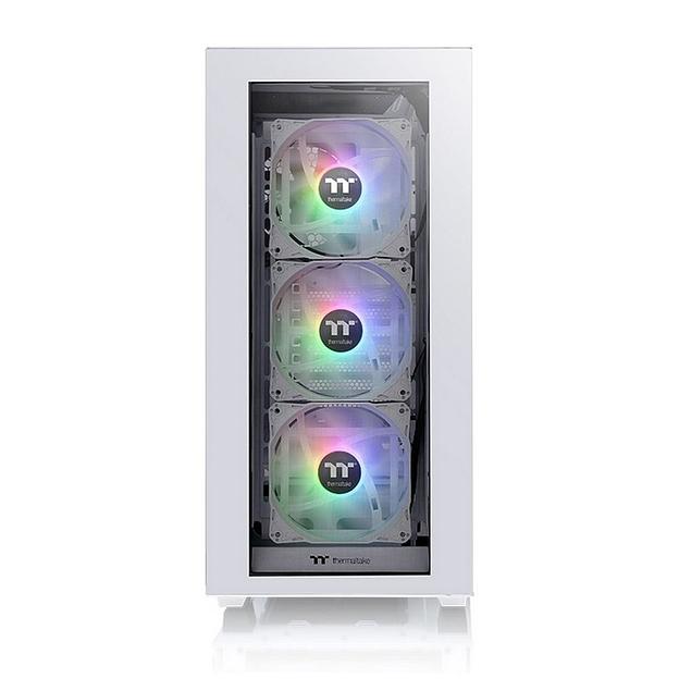 Корпус Thermaltake Divider 300 TG ARGB белый без БП ATX 2x120mm 2xUSB3.0 audio front door bott PSU фото 5