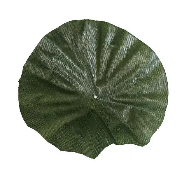 Лист не собран круглый волнистый тёмный LV-014 14см (825 шт/кг) фото 2