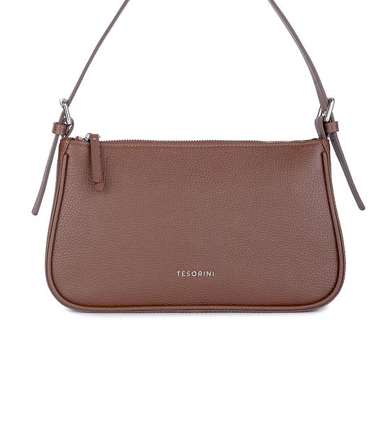 Сумка женская «Penny» коричневая ОПТ фото 6