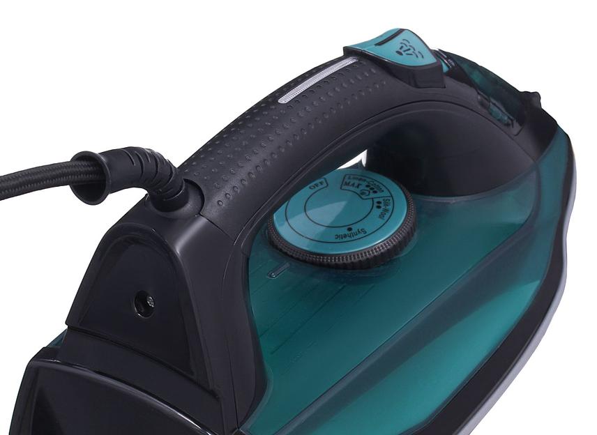 Утюг Hyundai H-SI01124 2600Вт черный/зеленый фото 8