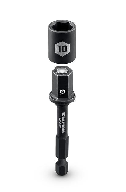 KRAFTOOL CLEAN “Nut driver”, 10 мм, бита с торцовой головкой (26371-10) фото 1