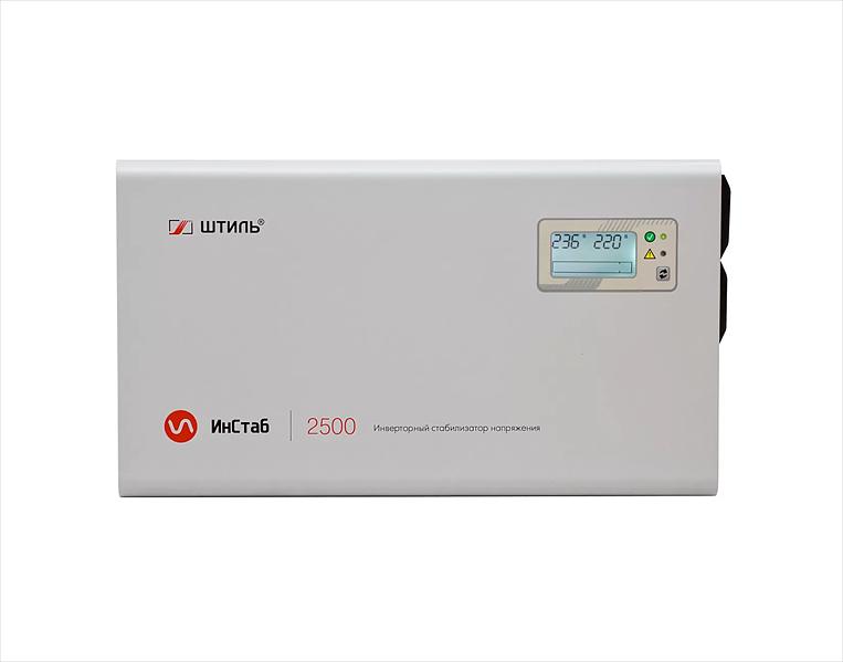 ШТИЛЬ Стабилизатора напряжения: 2500 ВА; инверторный; вх 90-310В; вых 216/224В; настенный (IS2500) фото 1