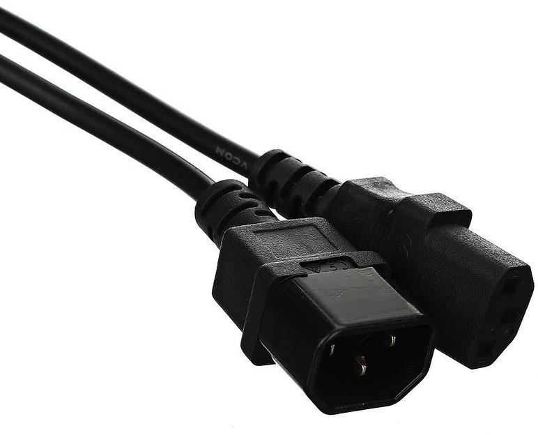 VCOM CE001-CU0.5-1.8 Кабель монитор - компьютер 220V (UPS -> устройство) 3G*0.5mm2, 1.8м фото 1