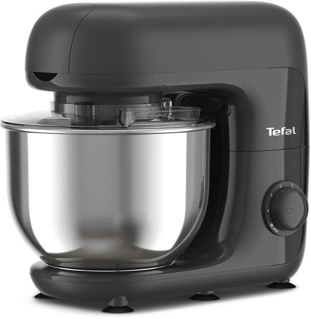 Кухонная машина Tefal Bake Essential QB161H38 планетар.вращ. 800Вт черный/серебристый фото 1