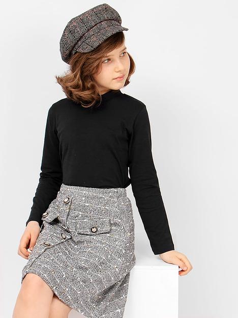 Водолазка для девочки Соль&Перец чёрный, арт.SP63104 ОПТ фото 2