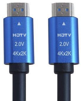 Кабель аудио-видео 11243 HDMI (m)/HDMI (m) 5м. Позолоченные контакты черный фото 1