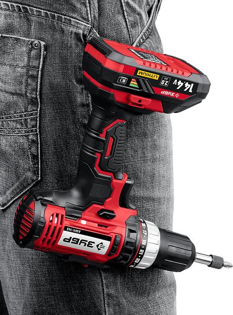 Дрель-шуруповёрт Зубр ДШЛ-145-22 14,4В 2 АКБ 2 А/ч в кейсе ОПТ фото 2