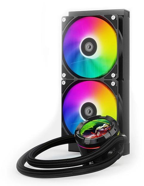 Система водяного охлаждения ID-Cooling SL240 XE ARGB Soc-AM5/AM4/1151/1200/2066/1700 черный 4-pin 14-30dB Al+Cu 300W Ret фото 2