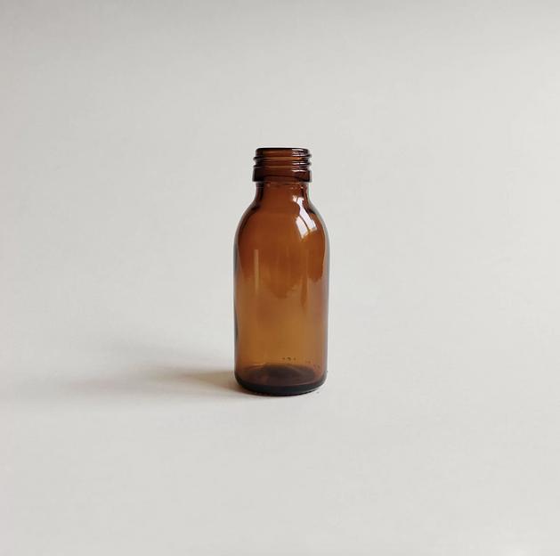 Флакон ПЭТ 100 мл, коричневый 28/410, опт фото 1