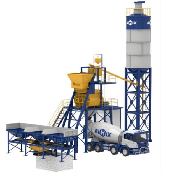 Бетонный завод AJ35B (35 м3/ч) фото 1