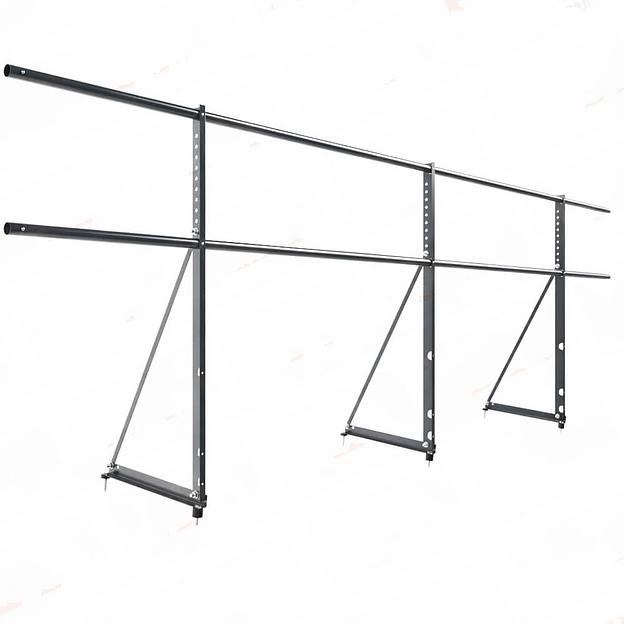 Ограждение декоративное NewLine H-90 см, 3 м, для кровли из металлочерепицы, профнастила, материалов на основе битума фото 1