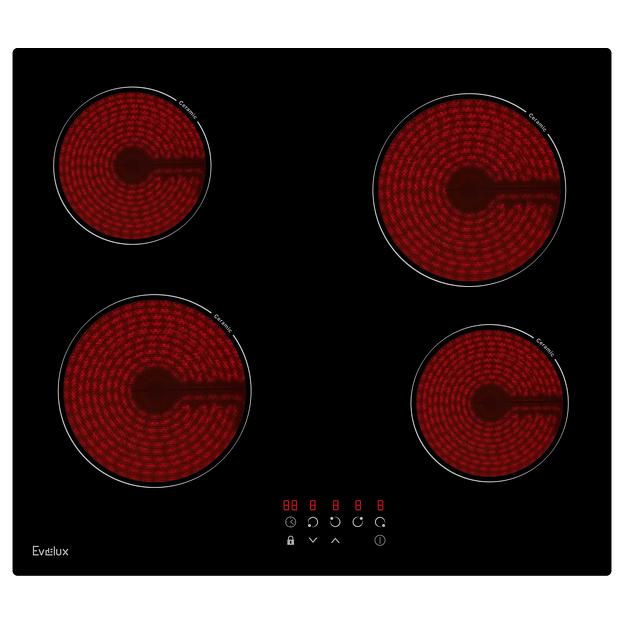 Встраиваемая варочная панель электрическая EVELUX EVELUX HEV 640 B фото 2