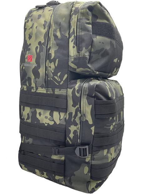 Рюкзак тактический Rittlekors Gear 7008 Камуфляж тёмно-серый ОПТ фото 6